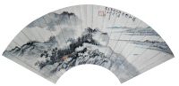 黄君壁  山水 扇面